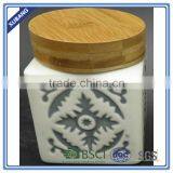 Classical Pattern Ceramic Canisters Kitchen Airtight Jar thumbnail-2