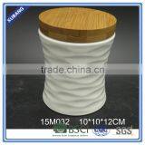 Eco-friendly Feature Canister With Bamboo Lid thumbnail-4