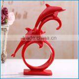 Couples Dolphins for Home Resin Decoration thumbnail-1