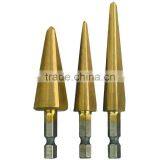 3 Piece High Speed Steel Stepless Drill Bits Carbide Drill Bit Stainless Steel Drill Bits Scrap Drill Bit thumbnail-1