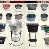 Garden Furniture Fashion Colorful Tin Ice Bucket thumbnail-6