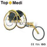 Topmedi Aluminum Manual Folded Lightweight Leisure Basketball Sport Wheelchair Like Motorcycles thumbnail-5