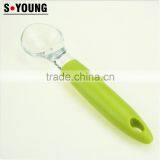 42163 Hot Sale Plastic Soft Handle Ice Cream Spoon thumbnail-5