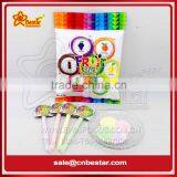 Fruity Flavor Sour Powder Straw/ Sour Powder Stick thumbnail-1