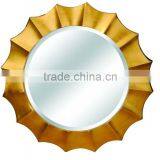 PU Gold Finish Ornate Decorative Wonderful Antique Wall Decor Mirror thumbnail-1