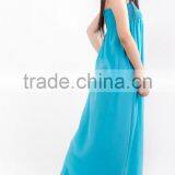 Strapless Long Maxi Light Blue Dresses for Wholesale thumbnail-3