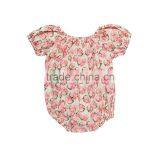 Baby Romper In China NewBorn Baby Girls Vintage Flower Jumpsuits thumbnail-2