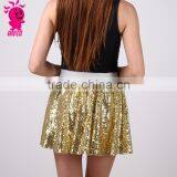 Latest Skirt and Blouse Sexy Pictures of Mature Women With Short Sequined Tutu Skirt thumbnail-4