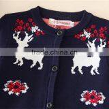 Girls Sika Deer Pattern Cardigans/ New Fashion 2015 Korean Style Children Cardigan Tops Kids Clothes Girls Long Sleeve CS151014 thumbnail-3