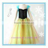 Wholesale Handmade Birthday Girls Frozen Tutu Dress Fabric fo thumbnail-1