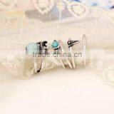 Zm53235a Hot Sale Decoration Rings One Set 5 Pieces Knuckle Midi Set Ring thumbnail-2