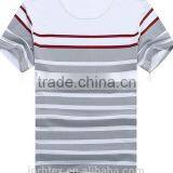 Manufacturers in China 100% Cotton no Design Striped T-shirt thumbnail-2