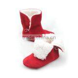 Simple Suede Leather Babies Prewalker Ankle Baby Boots thumbnail-5