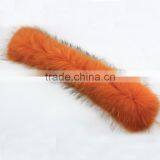 Myfur Natural Animal Fur Dyed Long Size Raccoon Fur Collar Hooded for Winter Coat thumbnail-5