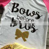 Baby Girls Fall Clothes Baby Girls Boutique Clothing Girls Top With Akirts Sets With Mathicn Necklace and Headband thumbnail-5