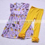 2017 Children Spring Set Baby Girls Outfits New Products Boutique Clothing Set Baby Girl Boutique Flower Party Dtess Set thumbnail-2