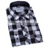 Latest New Fashion Design Big Checked Men Dress Shirt thumbnail-2