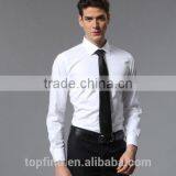 Wholesale,cheap Long Sleeve White Color Dress Shirts,tie Men Dress Shirts thumbnail-1