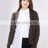 2017 Latest European Style Ladies Handmade Knitting Sweater Cardigan for Wholesale thumbnail-3