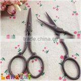 Zakka Bronze Sewing Crochet Project Craft Vintage Scissors thumbnail-4