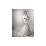 sell high-end trailing beaded weding gown WA1027
