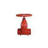 DN 50 ~ 300 Anti - Corrosion Resilient Seated Gate Valve With Groove End For Metallurgy