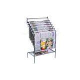Portable newspaper magazine shelf book display book fixture book holder book rack book stand book shelf catalog fixture brochure fixture magazine fixture catalog display brochure display magazine display newspaper shelf newspaper fixture newspaper stand