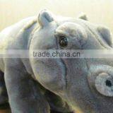 Custom Fine Quality Wild Animal Plush Toy Blue Hippo Plush Toy thumbnail-3