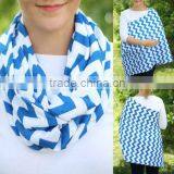 Pre Order Wholesale 3 in 1 Infant Baby Car Seat Cover Rayon Nursing Cover Car Seat Canopy Stripe Baby Canopy Shopping Cart Cover thumbnail-1