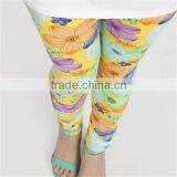 Sketch Flower Doodle Pattern Leggings Ladies Printed Leggings thumbnail-3