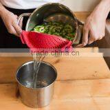 Hot Sale Clip-on Silicone Strainer,Universal Size Fits Most Pans thumbnail-5