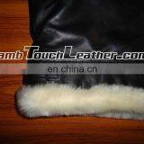 Ladies Lamb Leather Jackets With Fur/B3 Leather Flight Jackets/Leather Jackets With Artificial Fur Lining, , Shearling Coats, thumbnail-3