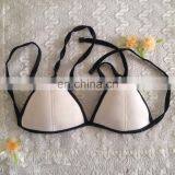 Sexy Women's Neoprene Halter Triangle Bikini Push-Up Swimsuit Swimwear thumbnail-5