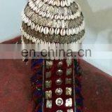 (kh-0001) - Afghan Turkman Headdress /kuchi Jewellery/ Vintage Kuchi / Tribal Jewellery thumbnail-2
