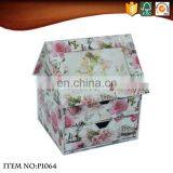 Multifunctional House Shape Office Stationery With Drawers Box