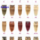 Clip-In Hair Extension Type and Silky Straight Wave Style clip hair extensions