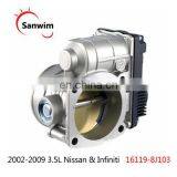 New Throttle Body For 2002-2009 3.5L Nis-san & Infi-niti 16119-8J103 thumbnail-1