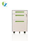 Anti-tilt Fuction 3 Drawers Metal Mobile Pedestal Cabinet With 5 Pcs Caster thumbnail-2