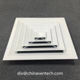 Aluminum Air Terminals Square Ceiling Back X Structure Air Diffuser thumbnail-4