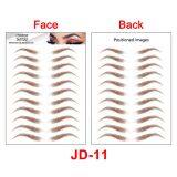 Women Popular New Designs Waterproof Cosmetic Face Makeup Temporary Fake 6D/ 4D/ 3D Eyebrow Tattoo Stickers thumbnail-3