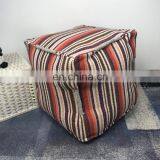 Indian Multi Ottoman Pouf Bohemian Decorative Ottoman Pouf Cover thumbnail-4
