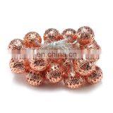 Led Fairy Metal Iron Morocco Ball Light For Christmas Tree Decoration Diwali Home Bedroom Garden Lights Holiday Lighting