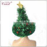 Funny Unique Design With Tinsel Christmas Tree Hat thumbnail-4