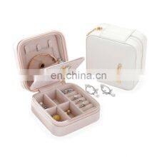 Travel Jewelry Organizer Box Cosmetic Makeup Packaging Earrings Storage Casket Container Gift Bag for Girl thumbnail-1