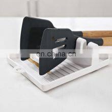 Custom Plastic Spoon Rest Stands Soup Spoon Holder for Spoon Chopstick Organizer Shelf Cooking Utensils Kitchen Accessories thumbnail-4