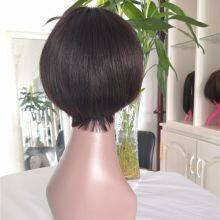 High Quality Natrual Color Short Human Hair Wig Wholesaler thumbnail-3