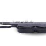 TRIONFO Seasoned Cast Iron Double Sided 4 Holes Fry Pan Supplier's Choice