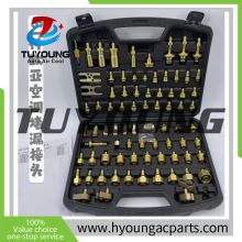 auto ac system test tool/81 sets car ac maintenance leak detection tools all European and Asian models