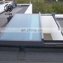 New Modern Rain Proof Polycarbonate Skylight Roofing Roof Skylight Tempered Glass Bi Folding Sliding Swning Window Skylight thumbnail-5