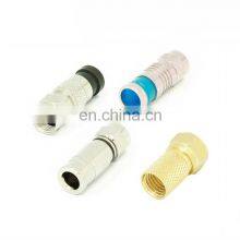 YUXUN Coaxial Cable RG 6 Compression Connector F Type Connector RG6